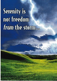 Serenity Amid the Storm Card - Click Image to Close